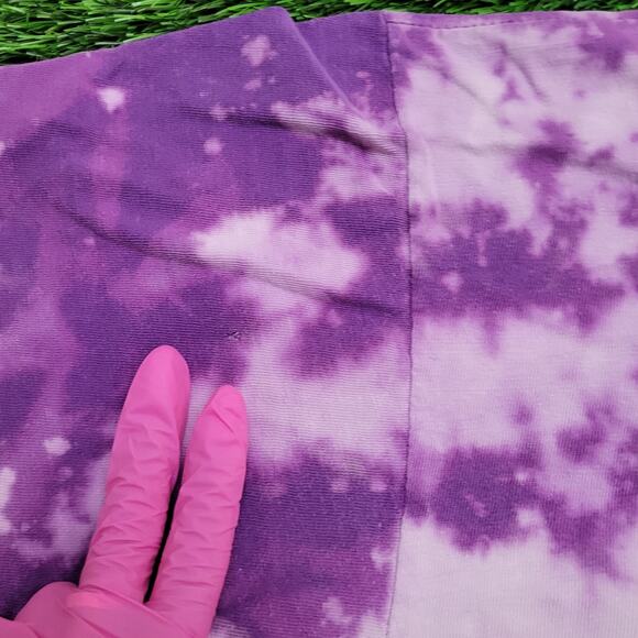 Vintage 90s Phoenix Suns Tie-Dye Shirt S/M 19x24 Purple Made in USA - Picture 7 of 13